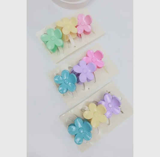 Mini Flower Hair Claws