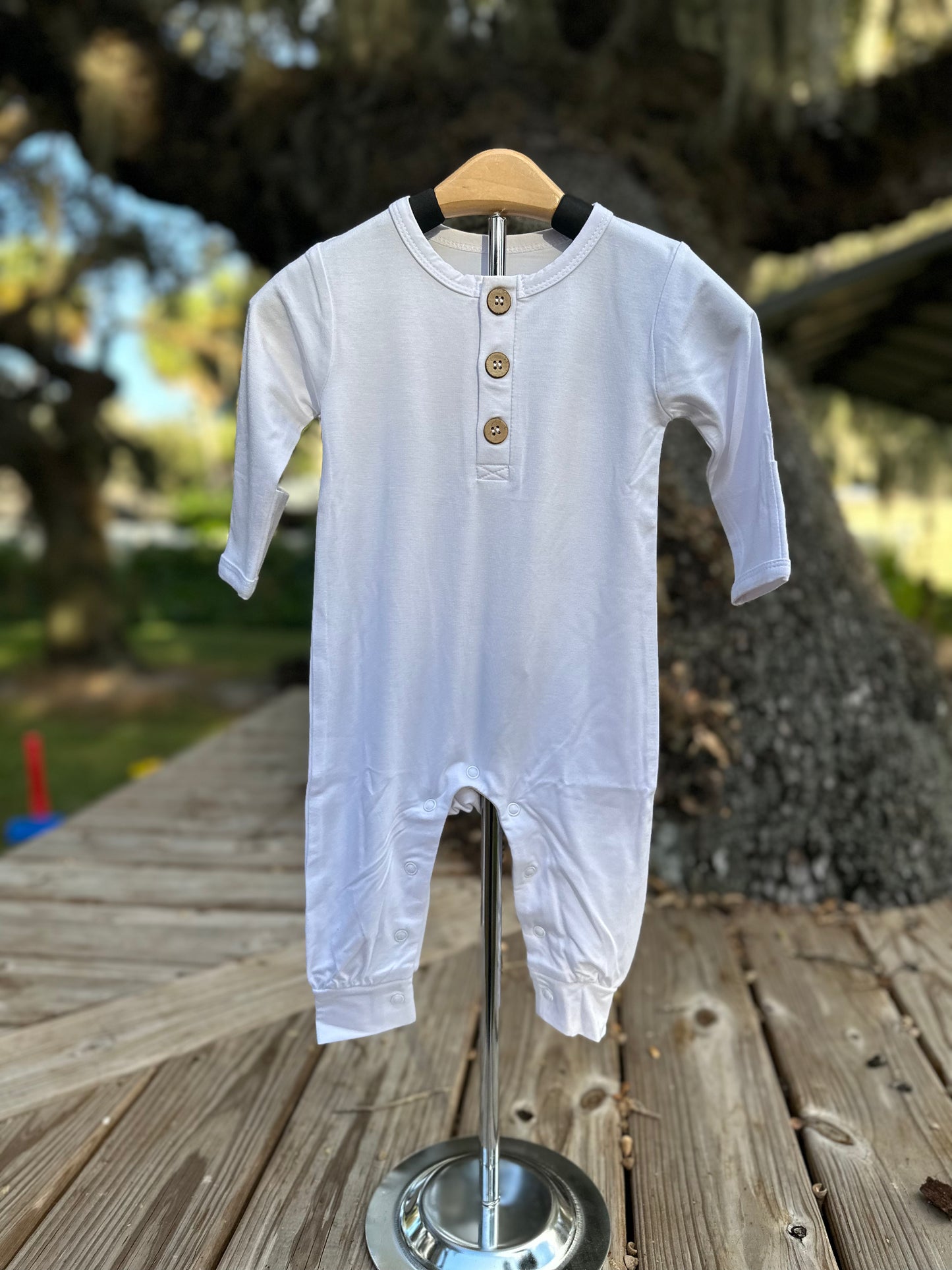 Bamboo Henley Romper