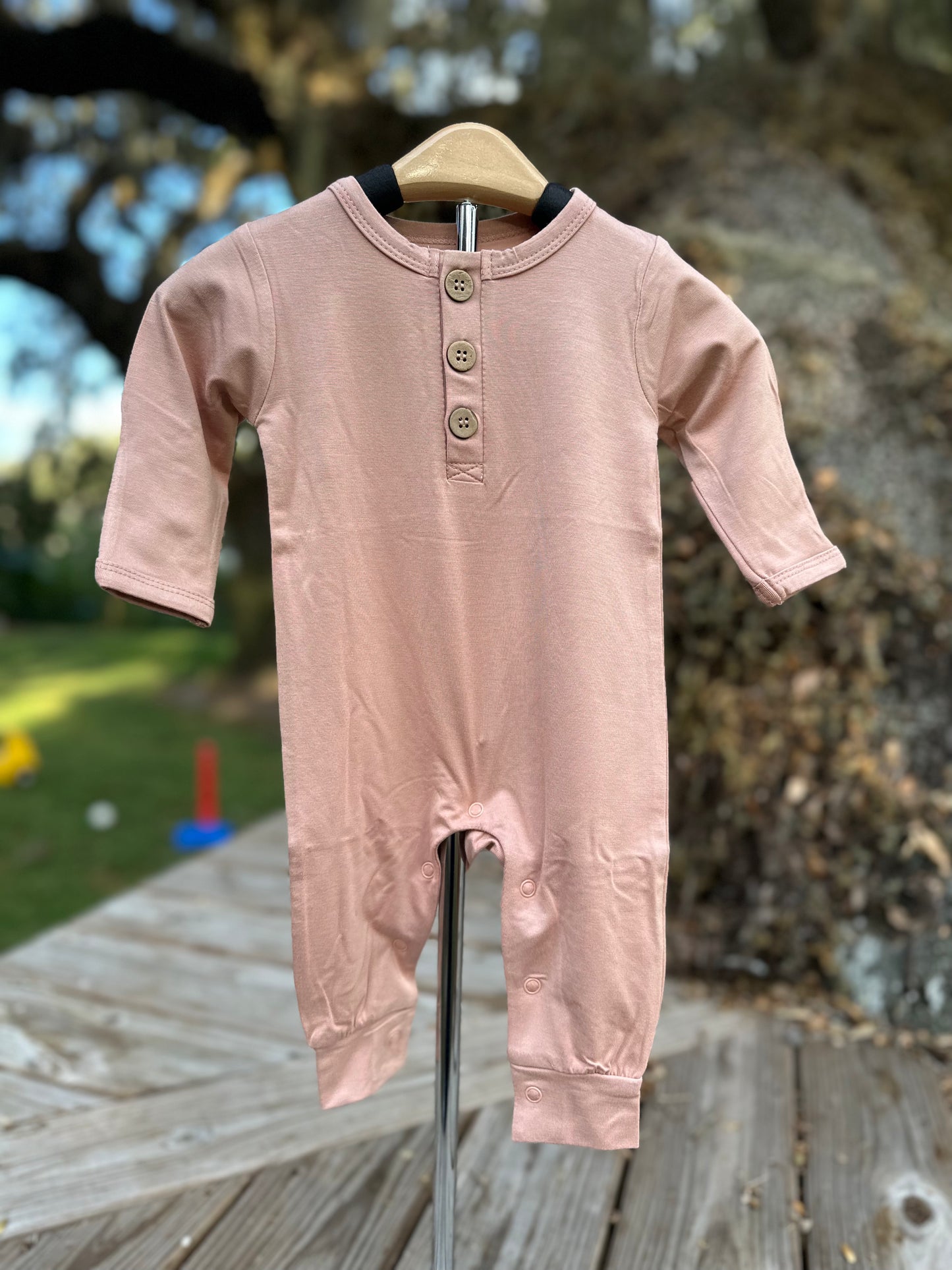 Bamboo Henley Romper