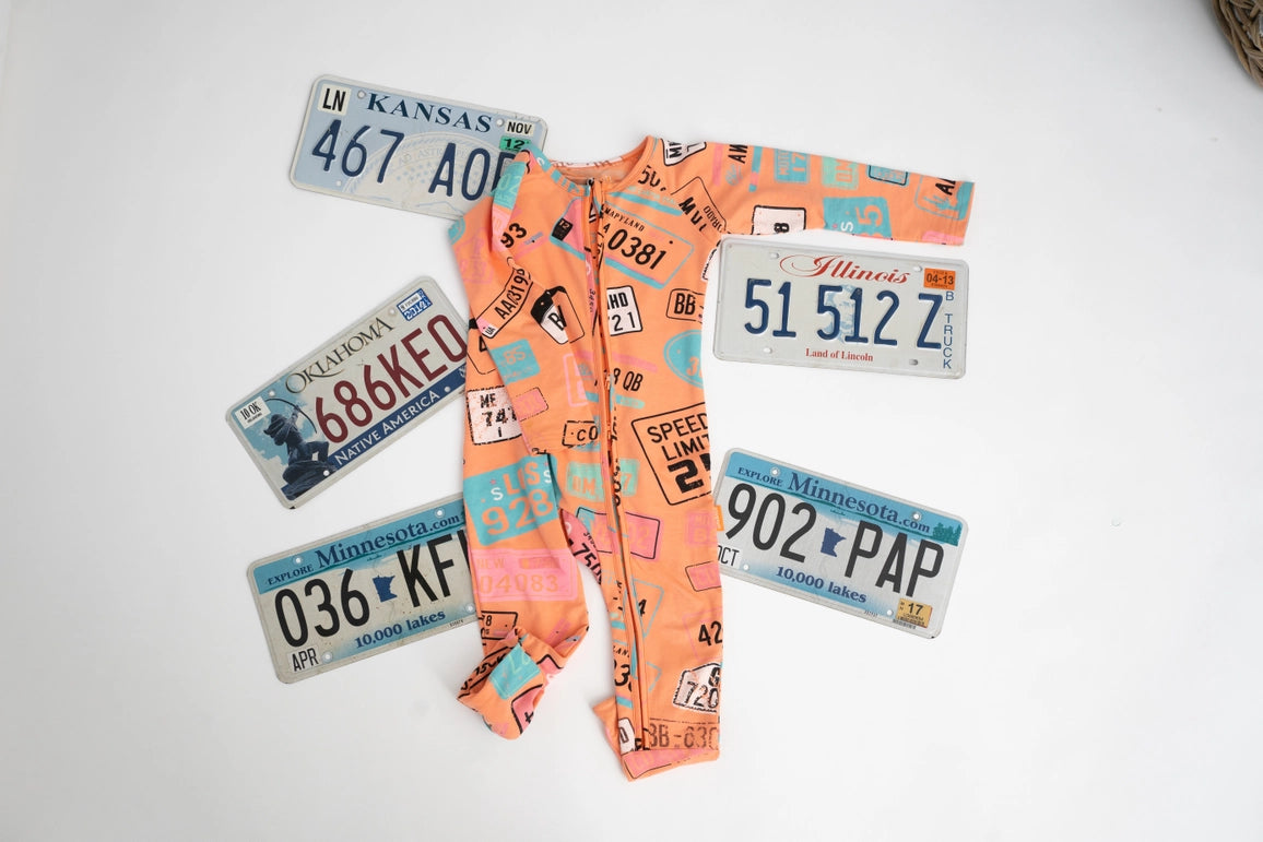 "Jessie" License Plate Pajama
